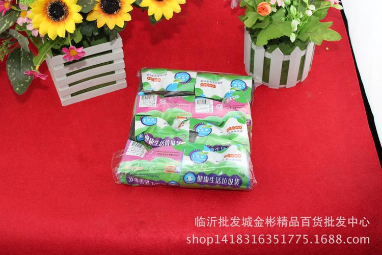 山东临沂8连包断点式垃圾袋 10元店与地摊赶集的高利润货源解析